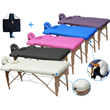 Table de massage en bois professionnelle