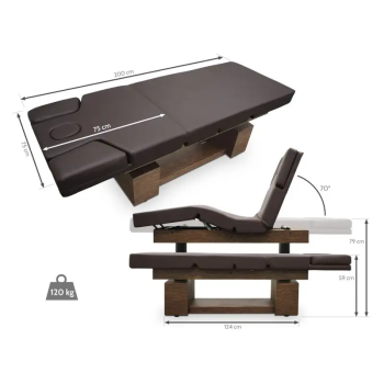 Table de massage_lit de massage en bois professionnelle-table de ma...