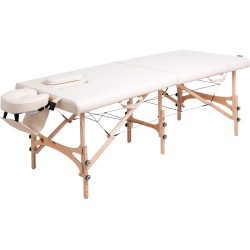 Table de massage en bois professionnelle