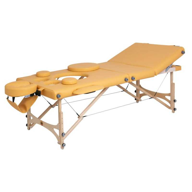 Table de massage en bois professionnelle