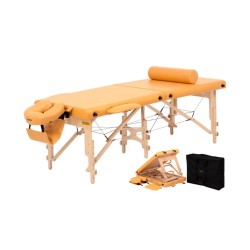 Table de massage en bois professionnelle