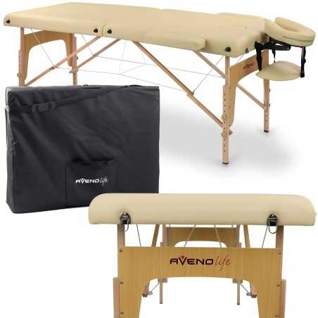 Table de massage en bois professionnelle