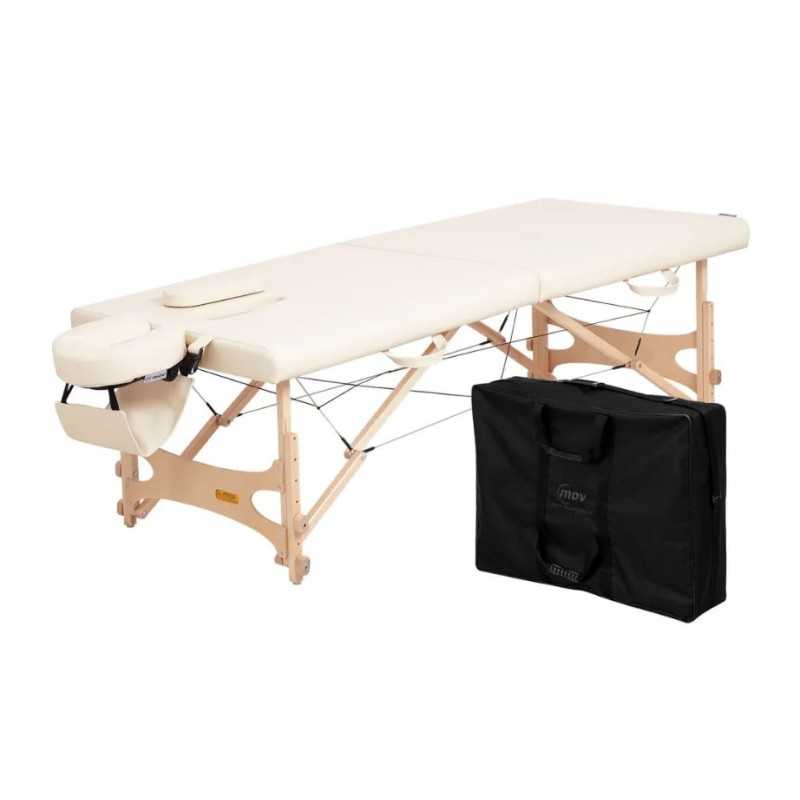 Table de massage en bois professionnelle