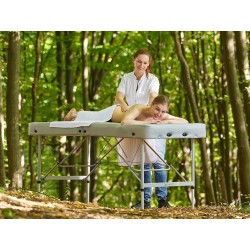 Table de massage en bois professionnelle