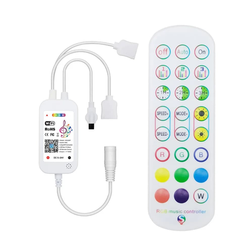 Kit ruban LED couleur avec contrôleur intelligent
