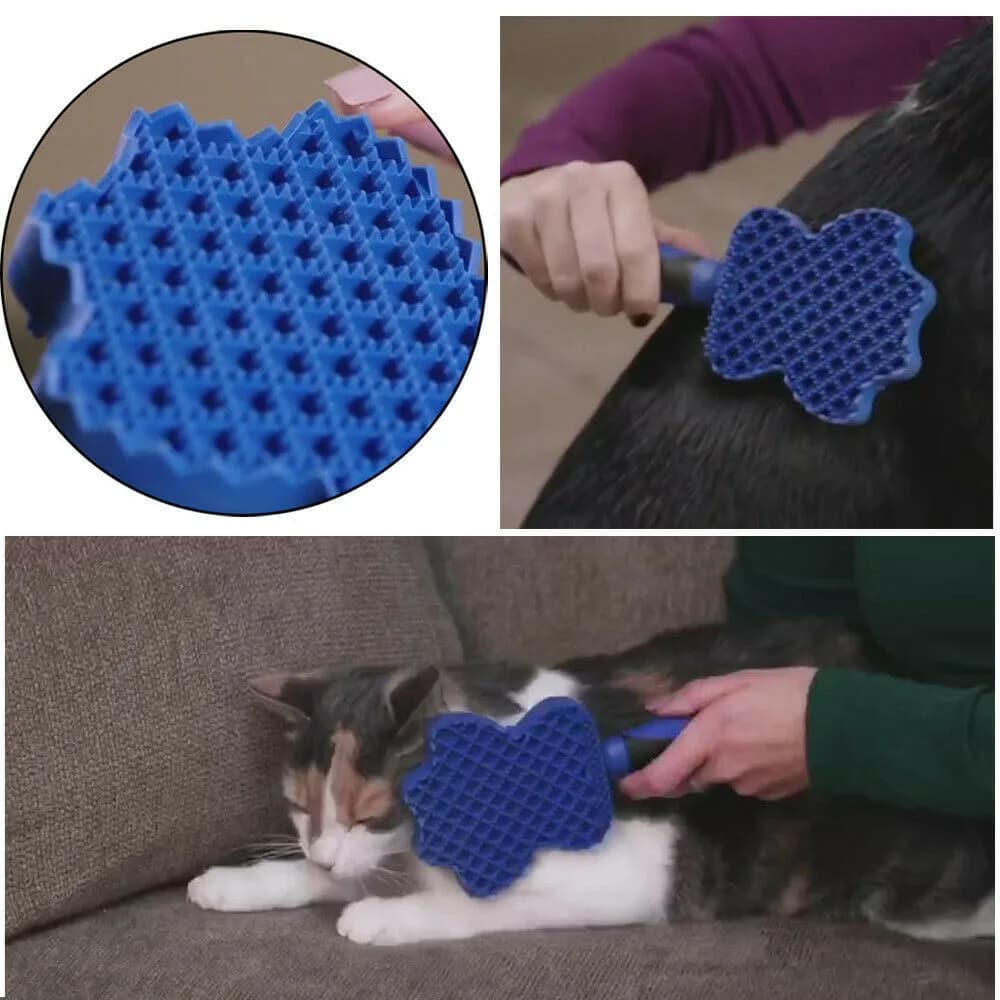 Brosse démêlante douce pour animaux