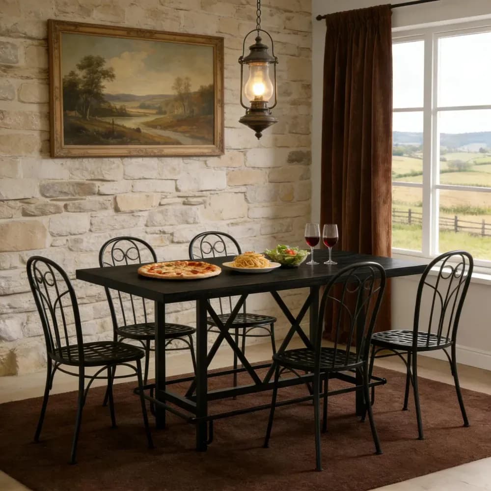 Table de bar rectangulaire pour cuisine ou salle à manger – photo 5