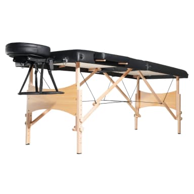 Table de massage pliable réglable 8 hauteurs, avec appui-tête et sac