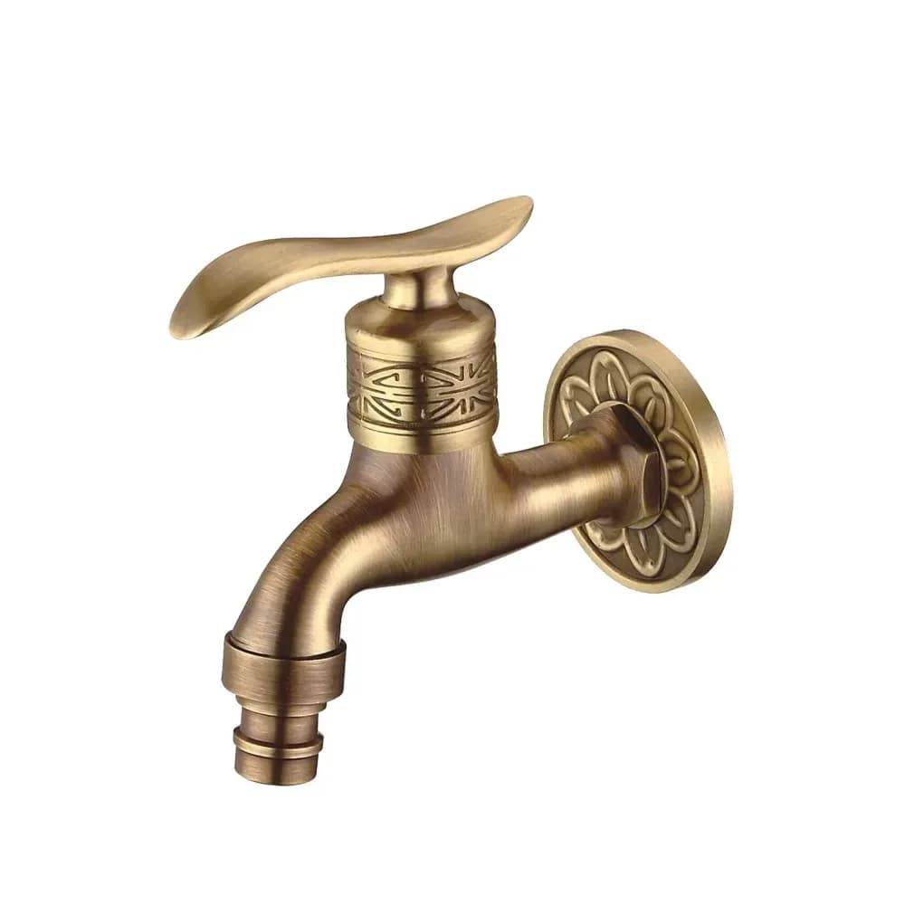 Robinet d'extérieur décoratif en laiton sculpté – photo 5