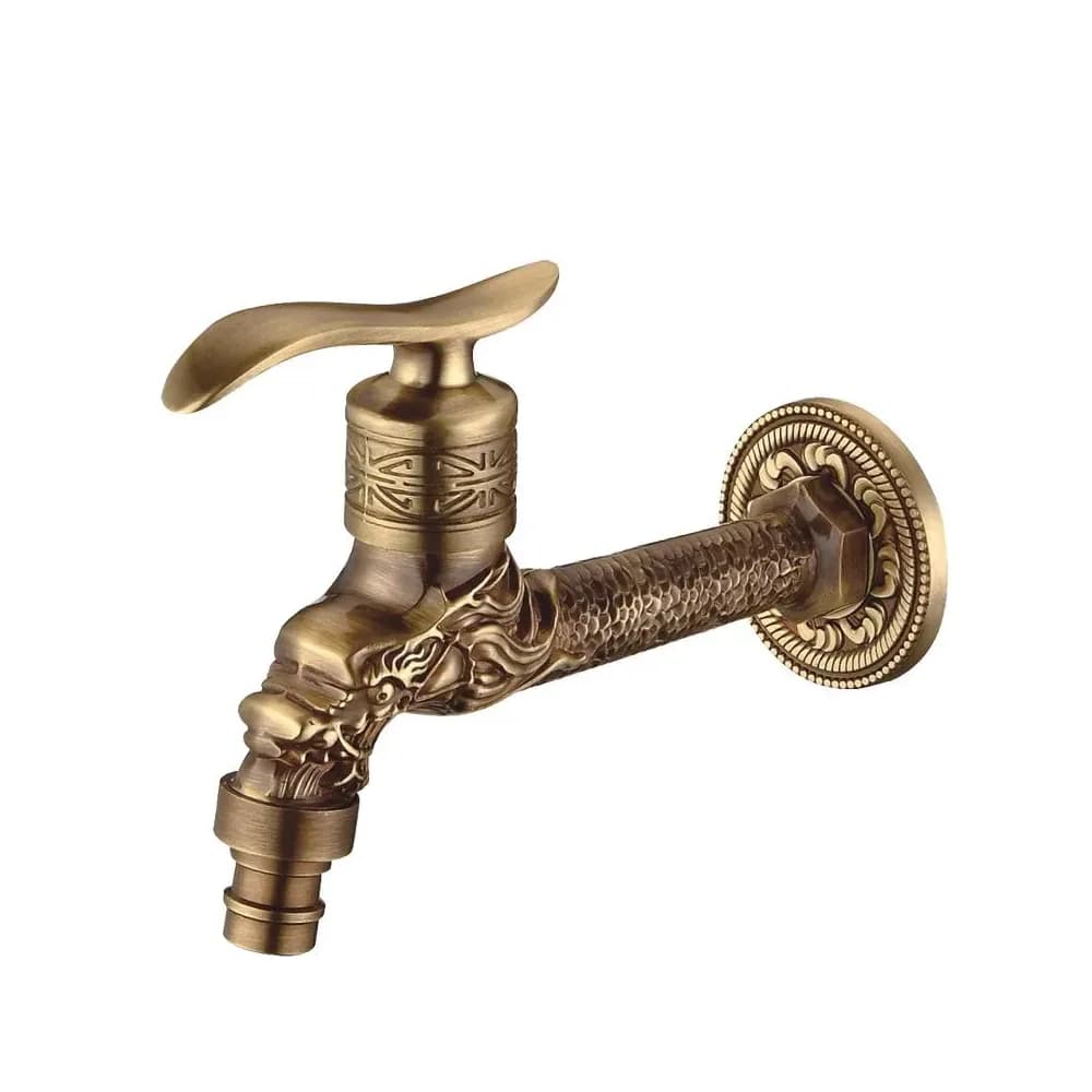 Robinet d'extérieur décoratif en laiton sculpté – photo 7