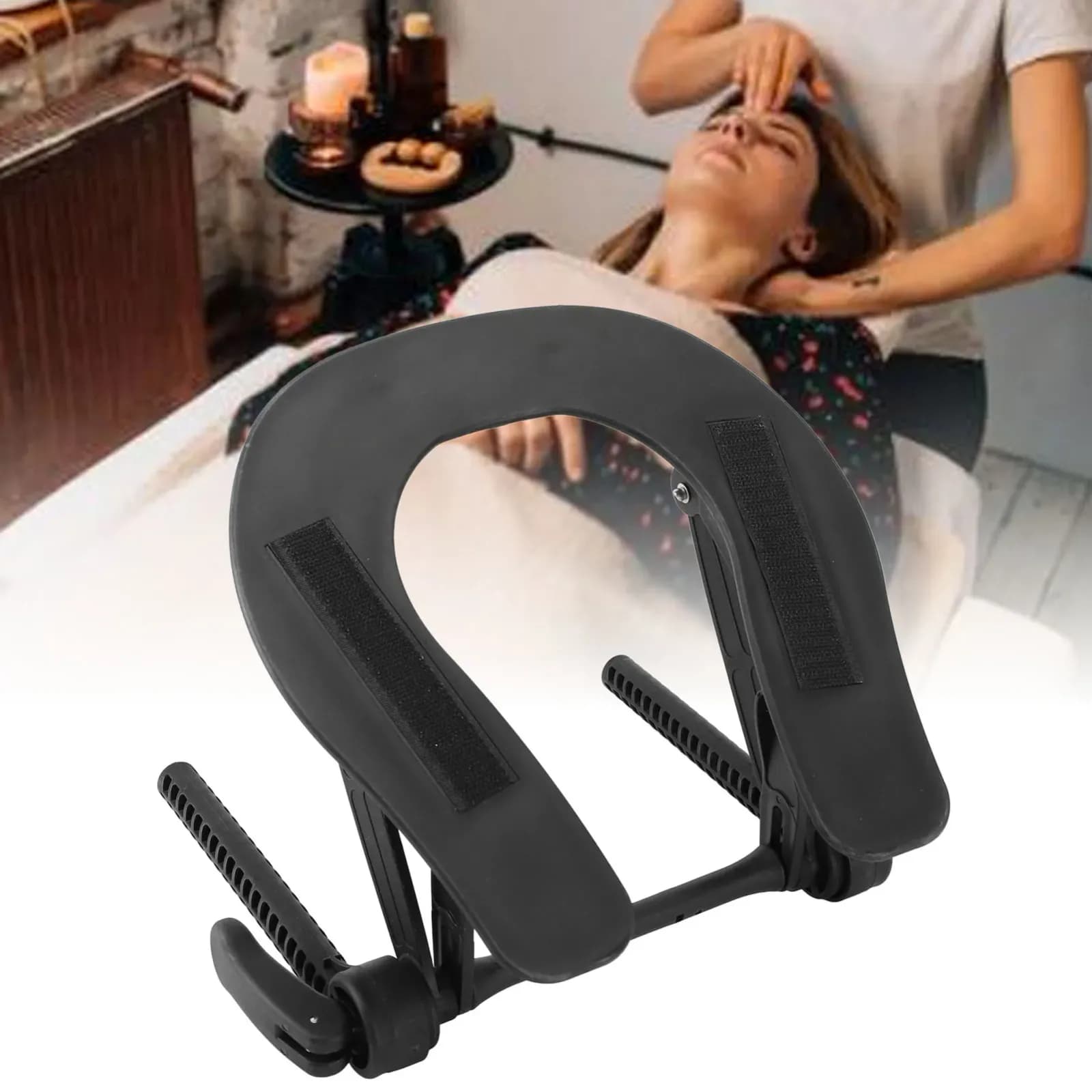 Repose-tête réglable pour table ou chaise de massage