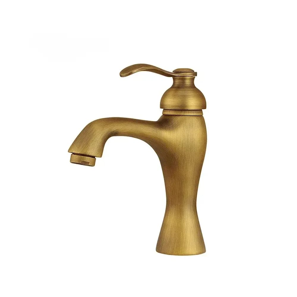 Robinet de lavabo vintage monotrou en laiton – photo 6
