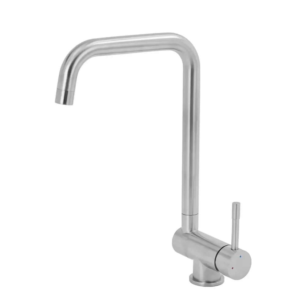 Robinet de cuisine pliable en inox 304, rotatif 360°