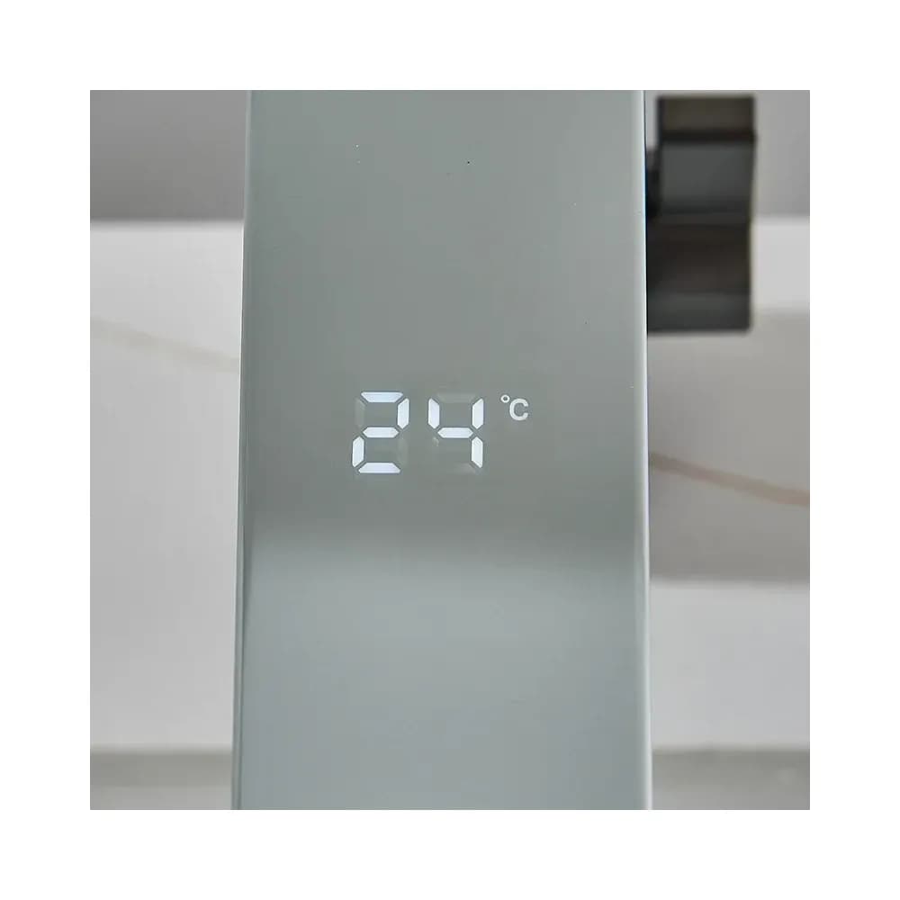 Mitigeur de lavabo sans contact avec écran numérique – Gris – photo 5