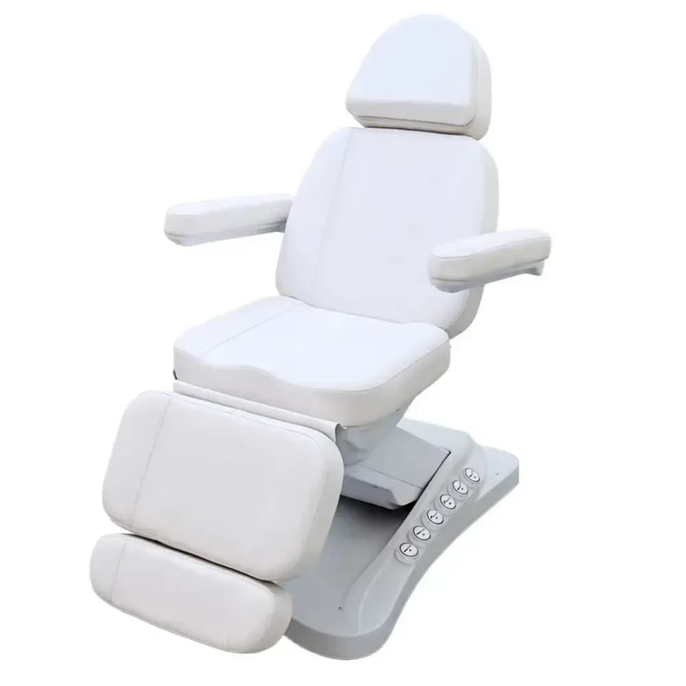 Fauteuil de soin électrique inclinable pour esthéticienne – Blanc – photo 5