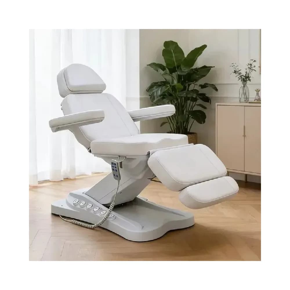 Fauteuil de soin électrique inclinable pour esthéticienne – Blanc – photo 2