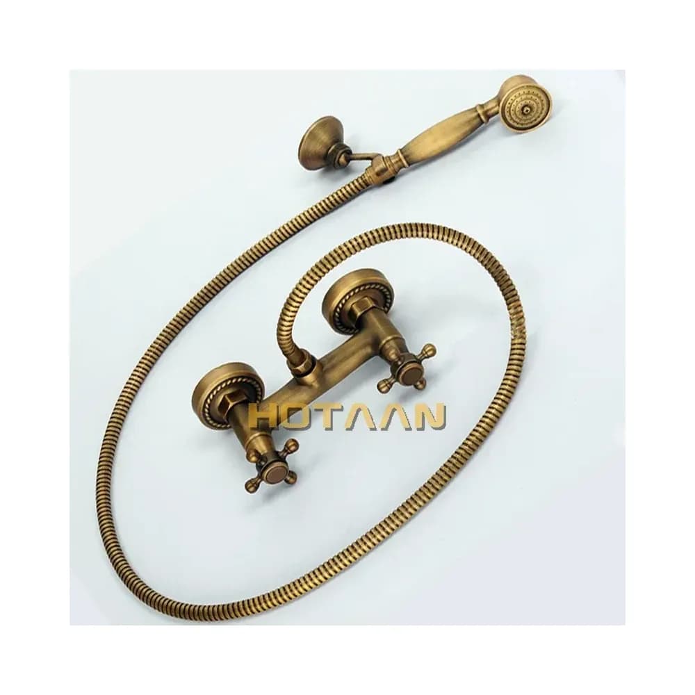 Kit de douche mural en laiton antique YT-5315 – photo 4