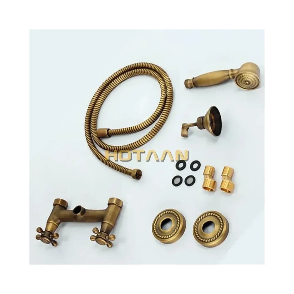 Kit de douche mural en laiton antique YT-5315 – photo 5