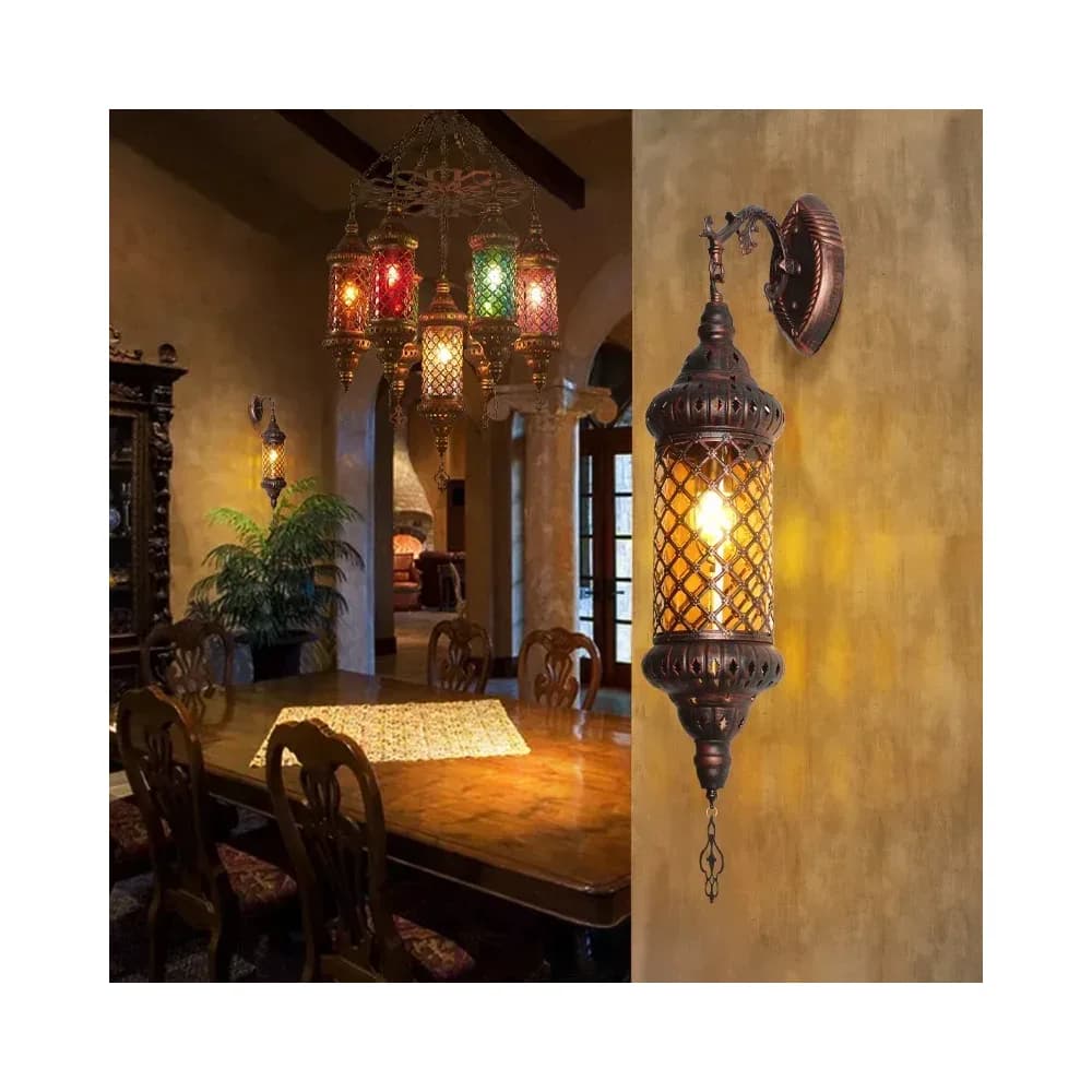 Applique murale marocaine en verre coloré – photo 3