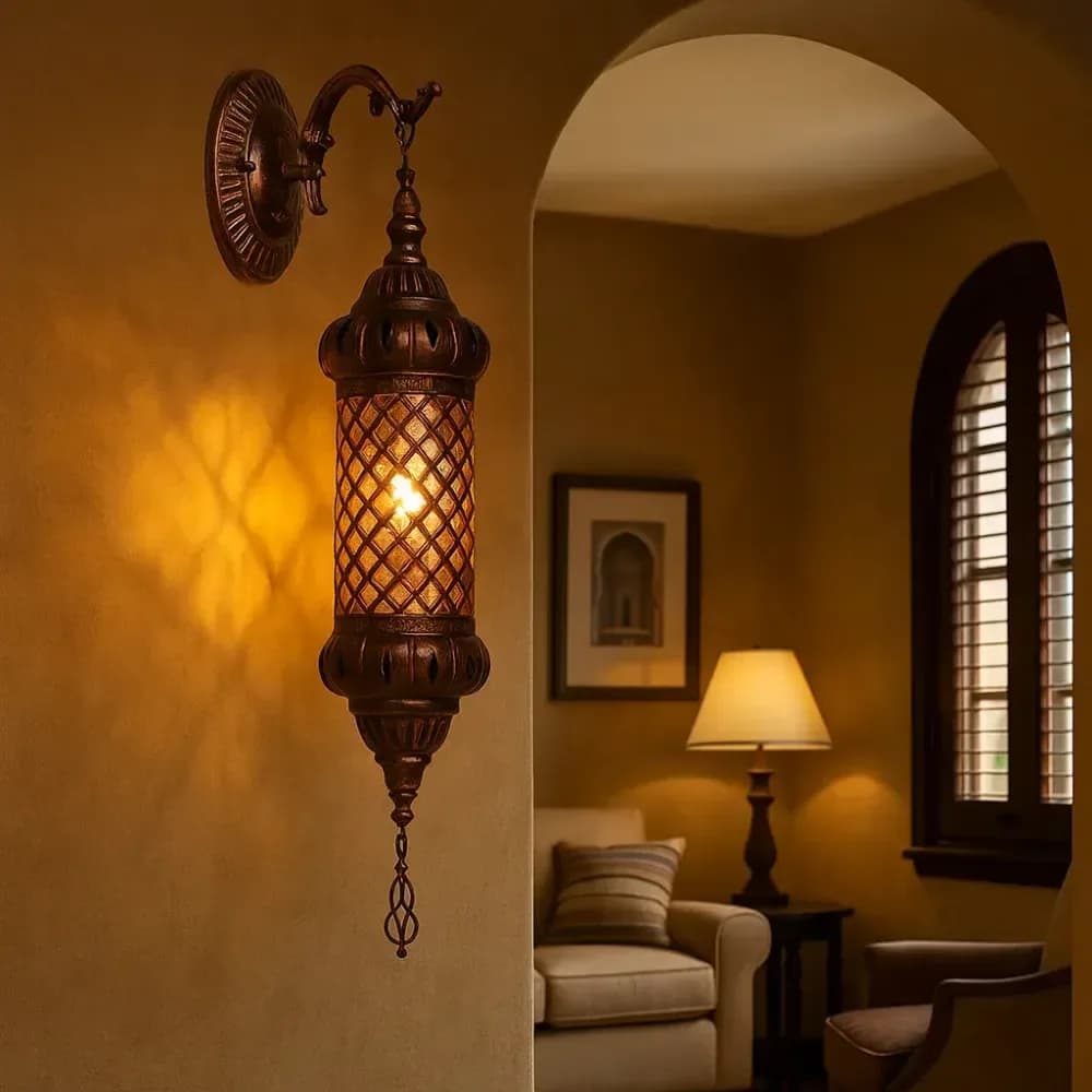 Applique murale marocaine en verre coloré – photo 2