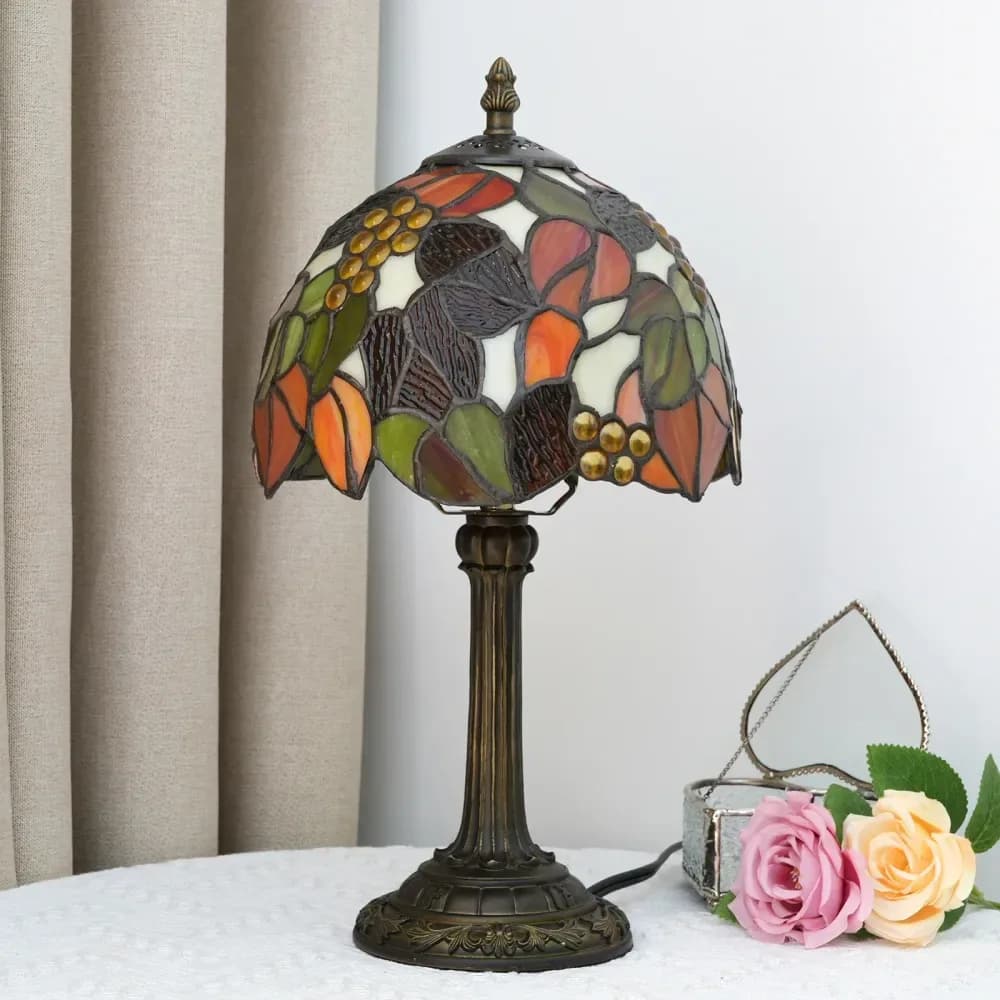 Lampe de chevet vintage multicolore – photo 3