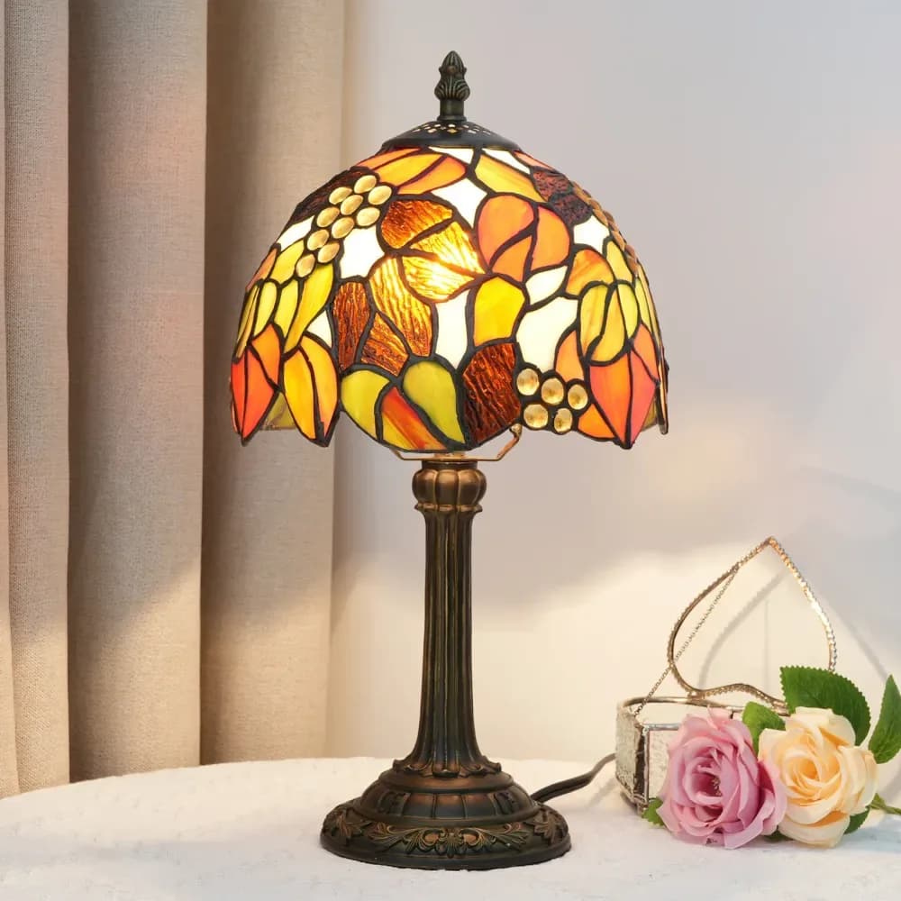 Lampe de chevet vintage multicolore – photo 4