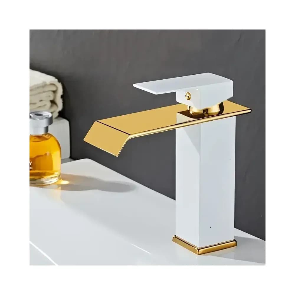 Mitigeur de lavabo cascade en inox 304 chromé – photo 5