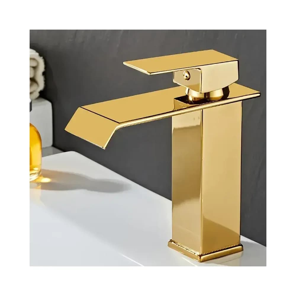 Mitigeur de lavabo cascade en inox 304 chromé