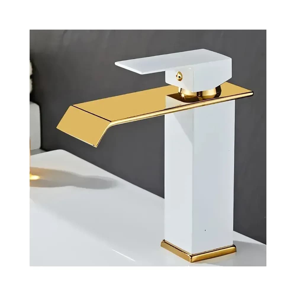 Mitigeur de lavabo cascade en inox 304 chromé – photo 4