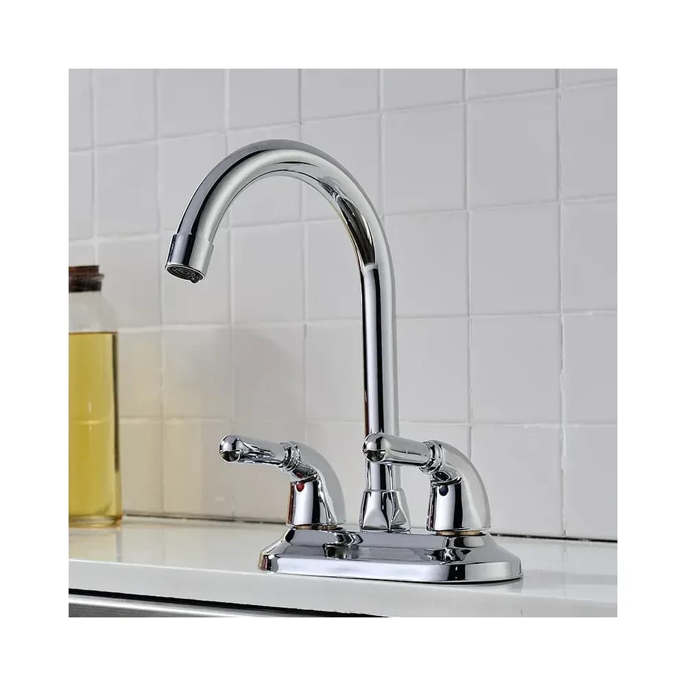 Mitigeur de lavabo rotatif 360° en cuivre – photo 2