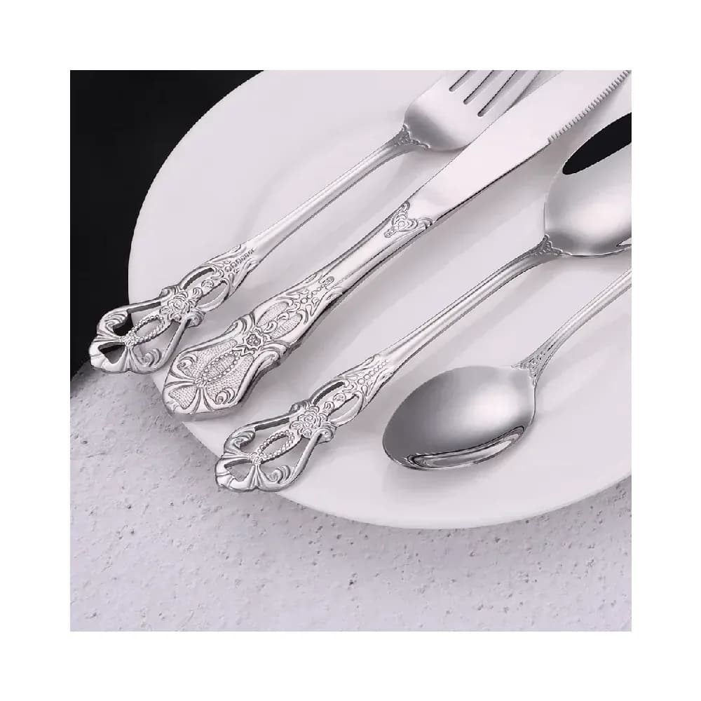 Ménagère 6 couverts en acier inoxydable finition miroir – photo 6