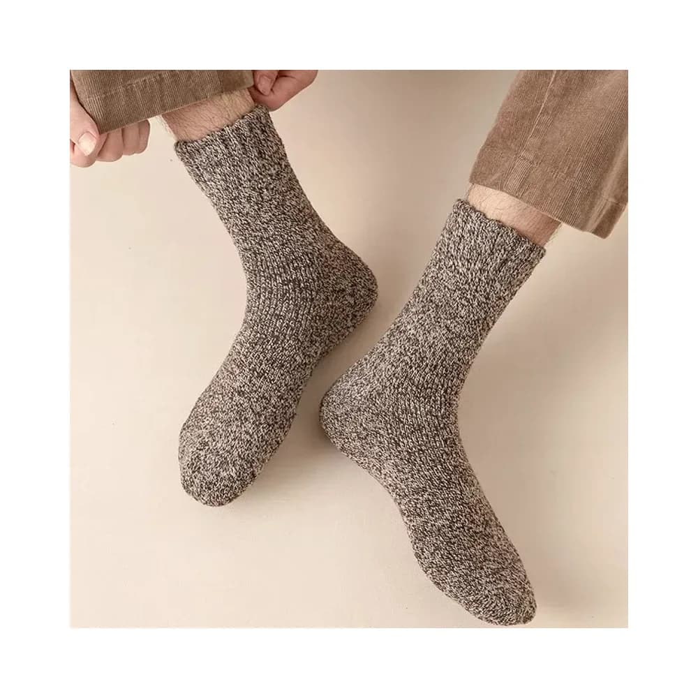 5 paires de chaussettes homme en laine mérinos – photo 4
