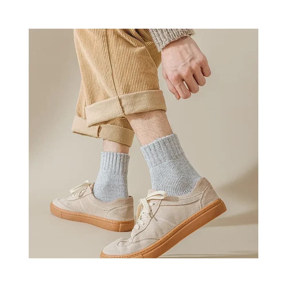 5 paires de chaussettes homme en laine mérinos – photo 6