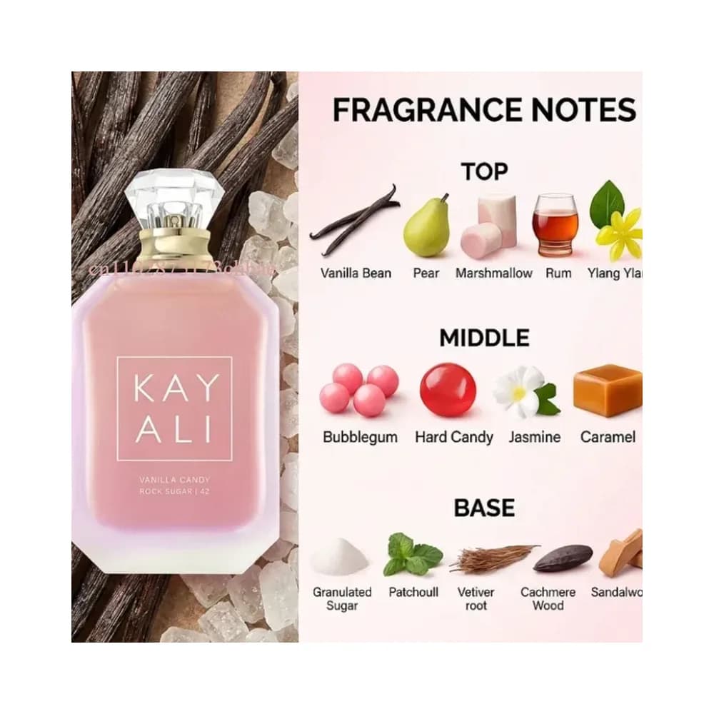 Eau de parfum Kayali 100 ml, collection vanille et rose – photo 6