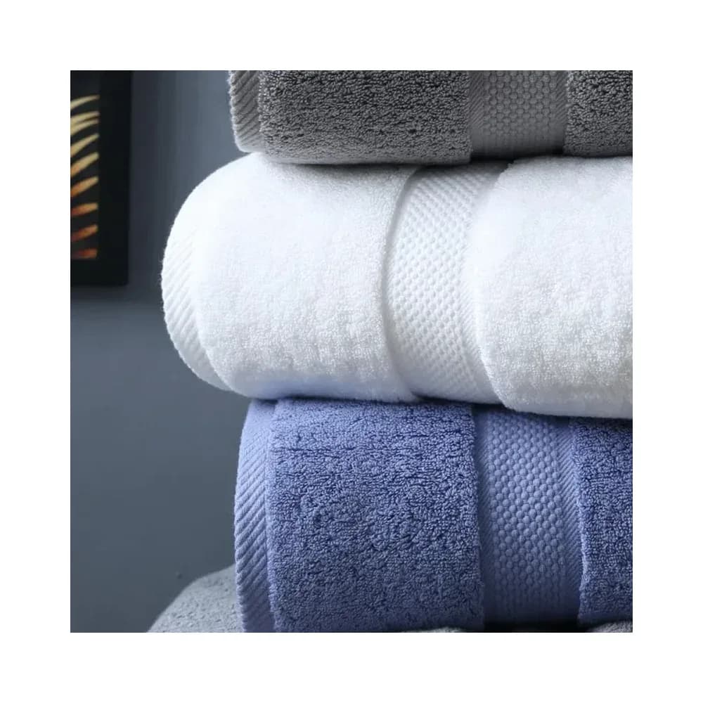 Grande serviette de bain en coton, douce et absorbante – photo 5