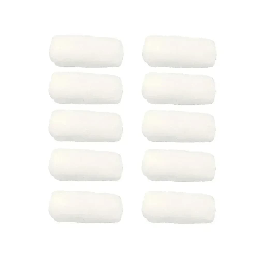 Lot de 10 serviettes en microfibre blanches – photo 5