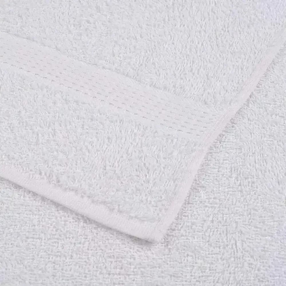 Lot de 10 serviettes d'invité FROGN 30 x 50 cm, blanches – photo 6