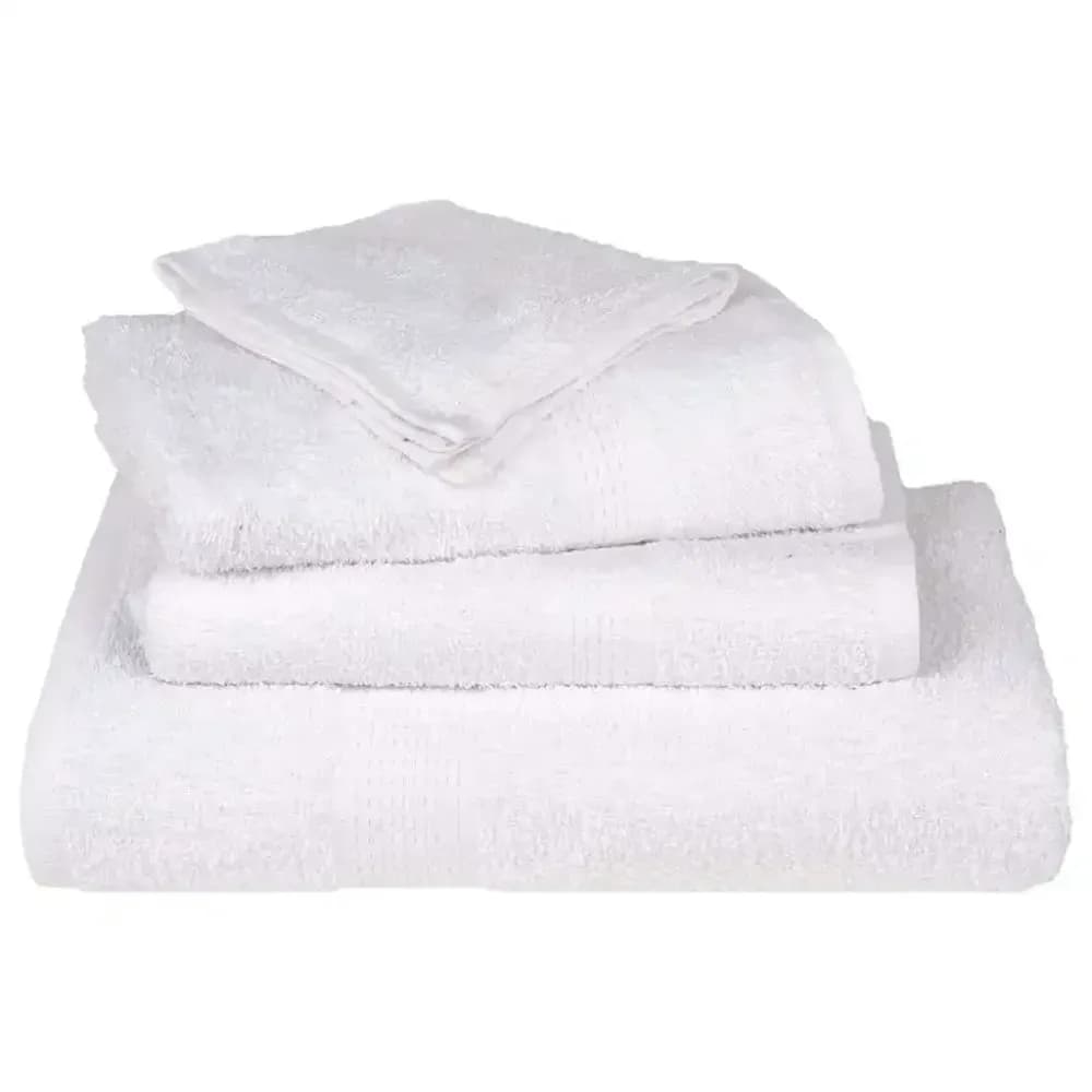 Lot de 10 serviettes d'invité FROGN 30 x 50 cm, blanches – photo 4