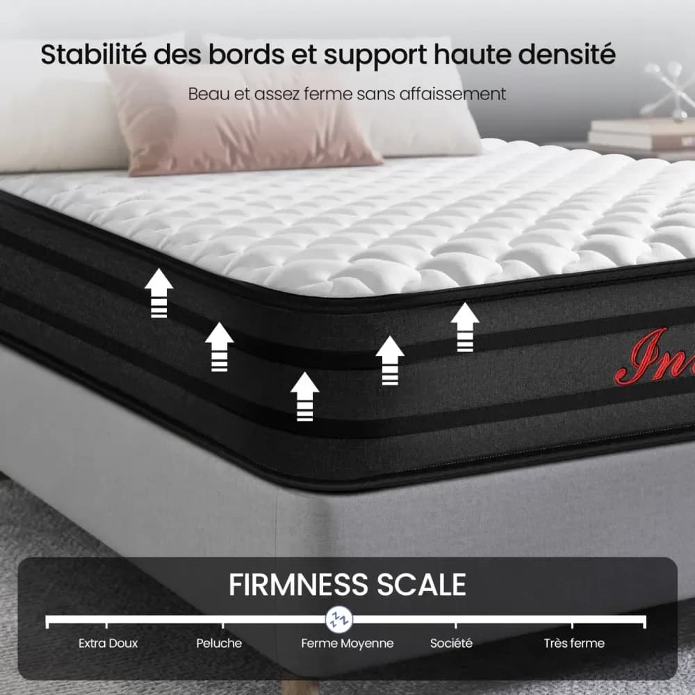 Matelas réversible INRE 25 cm, hypoallergénique – photo 4