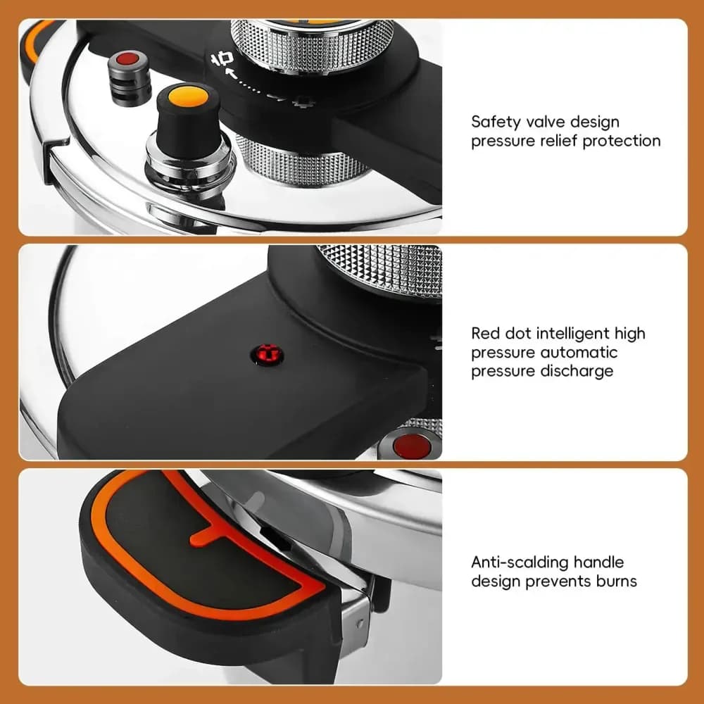 Autocuiseur inox 4 à 8 L, gaz et induction – photo 7