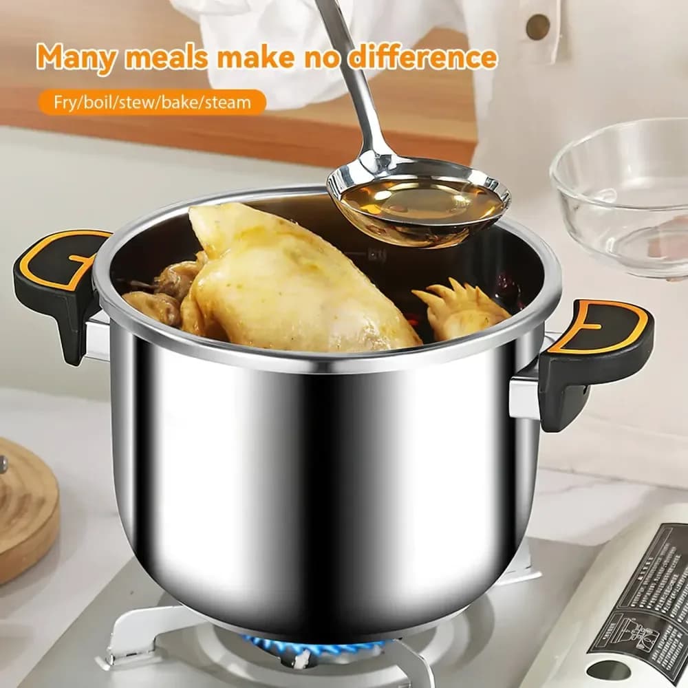 Autocuiseur inox 4 à 8 L, gaz et induction – photo 6