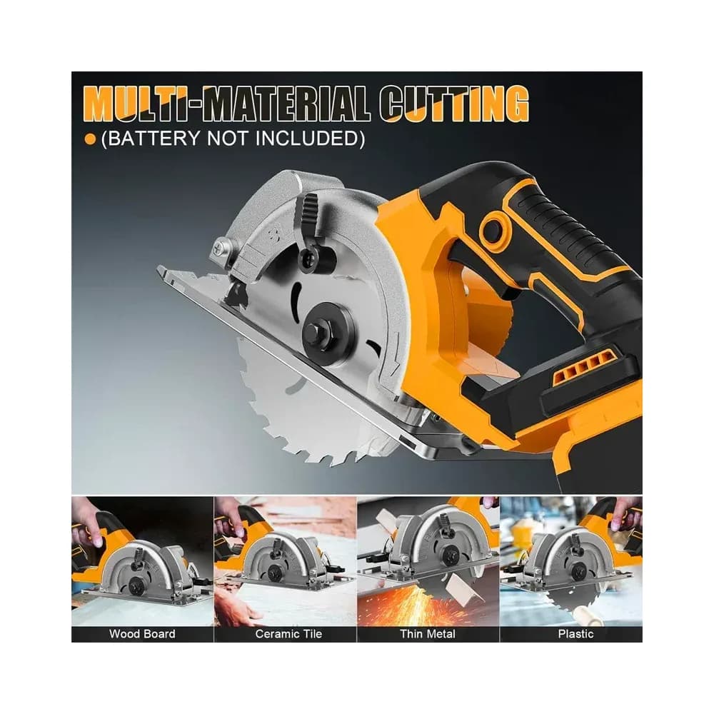 Scie circulaire sans fil 1000W pour batterie Dewalt 20V – photo 6