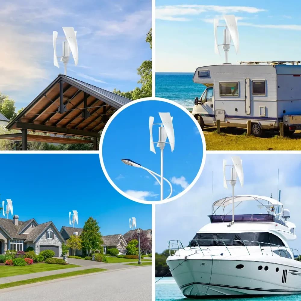 Éolienne verticale EKPAOWE 3000W pour site isolé – photo 6