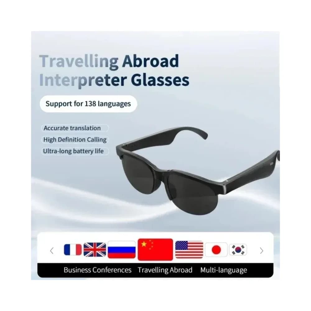 Lunettes connectées Lenovo avec IA, Bluetooth et traduction – photo 3