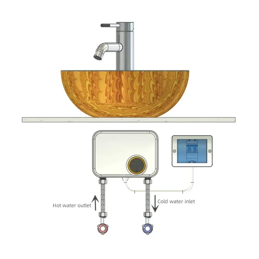 Chauffe-eau instantané sous évier 5500W – photo 5