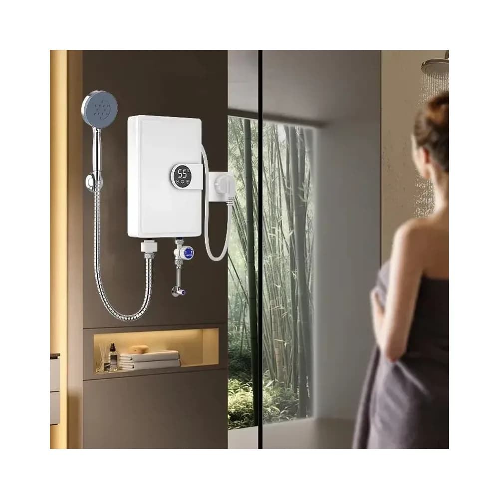 Chauffe-eau électrique instantané mural pour douche et cuisine – photo 4