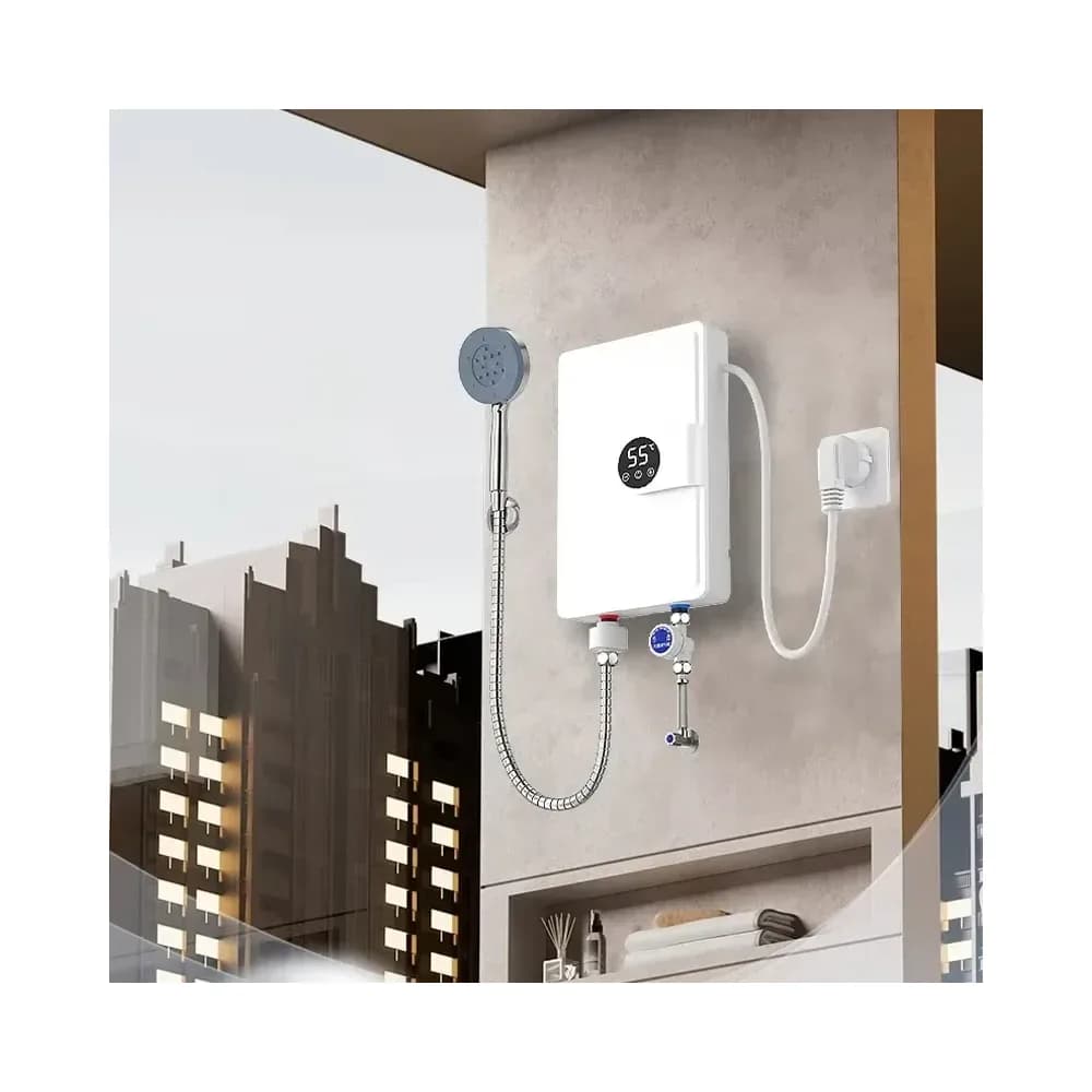 Chauffe-eau électrique instantané mural pour douche et cuisine – photo 6