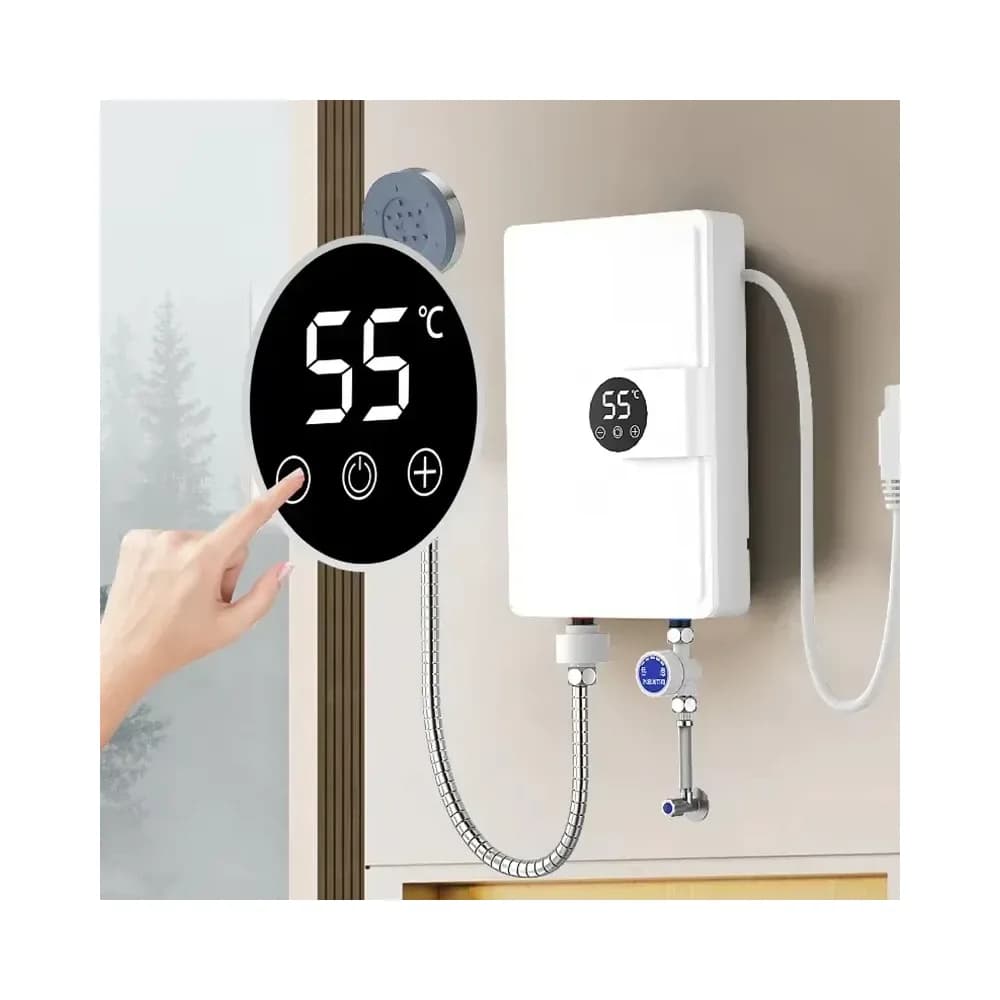 Chauffe-eau électrique instantané mural pour douche et cuisine – photo 3