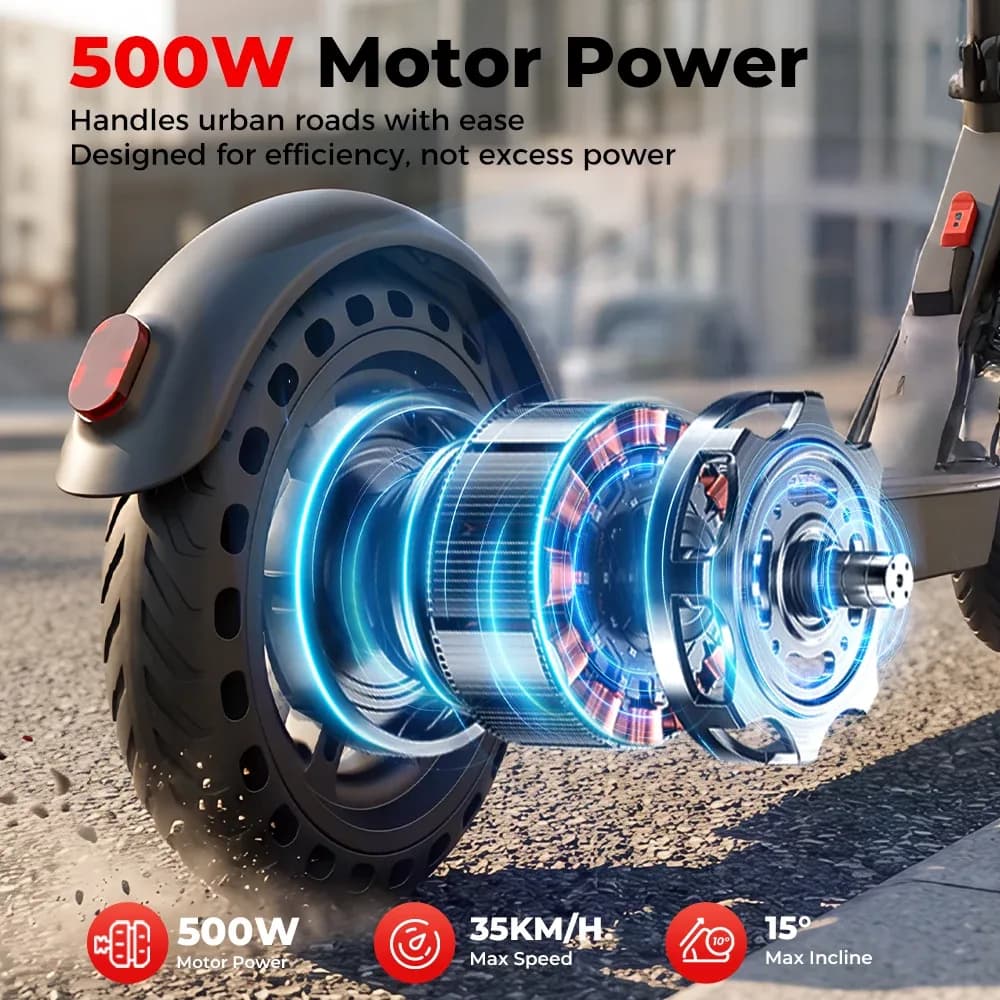 Trottinette électrique W3C 500W, autonomie 22 à 30 km – photo 3