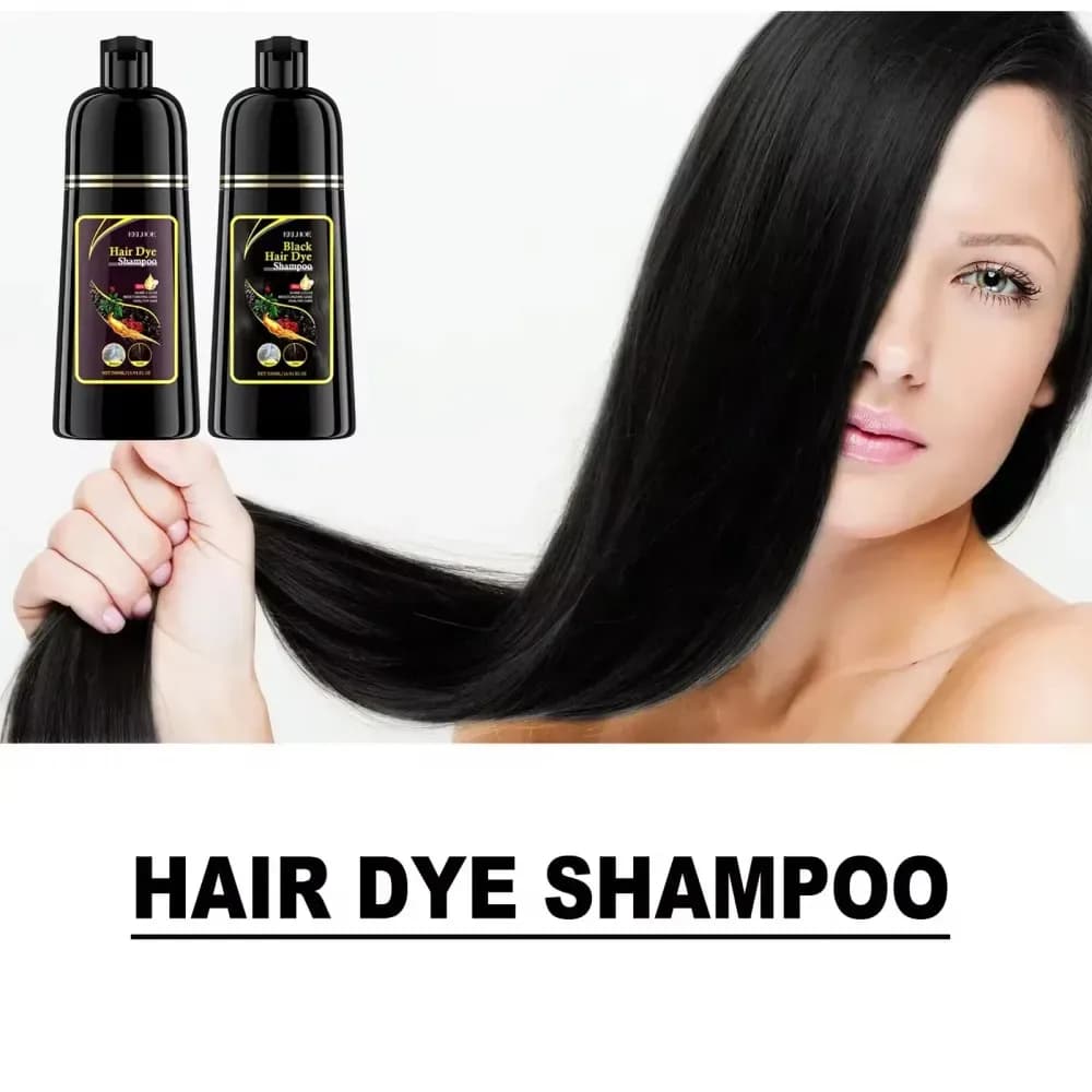 Shampooing colorant noir EELHOE 3 en 1 aux plantes – photo 3